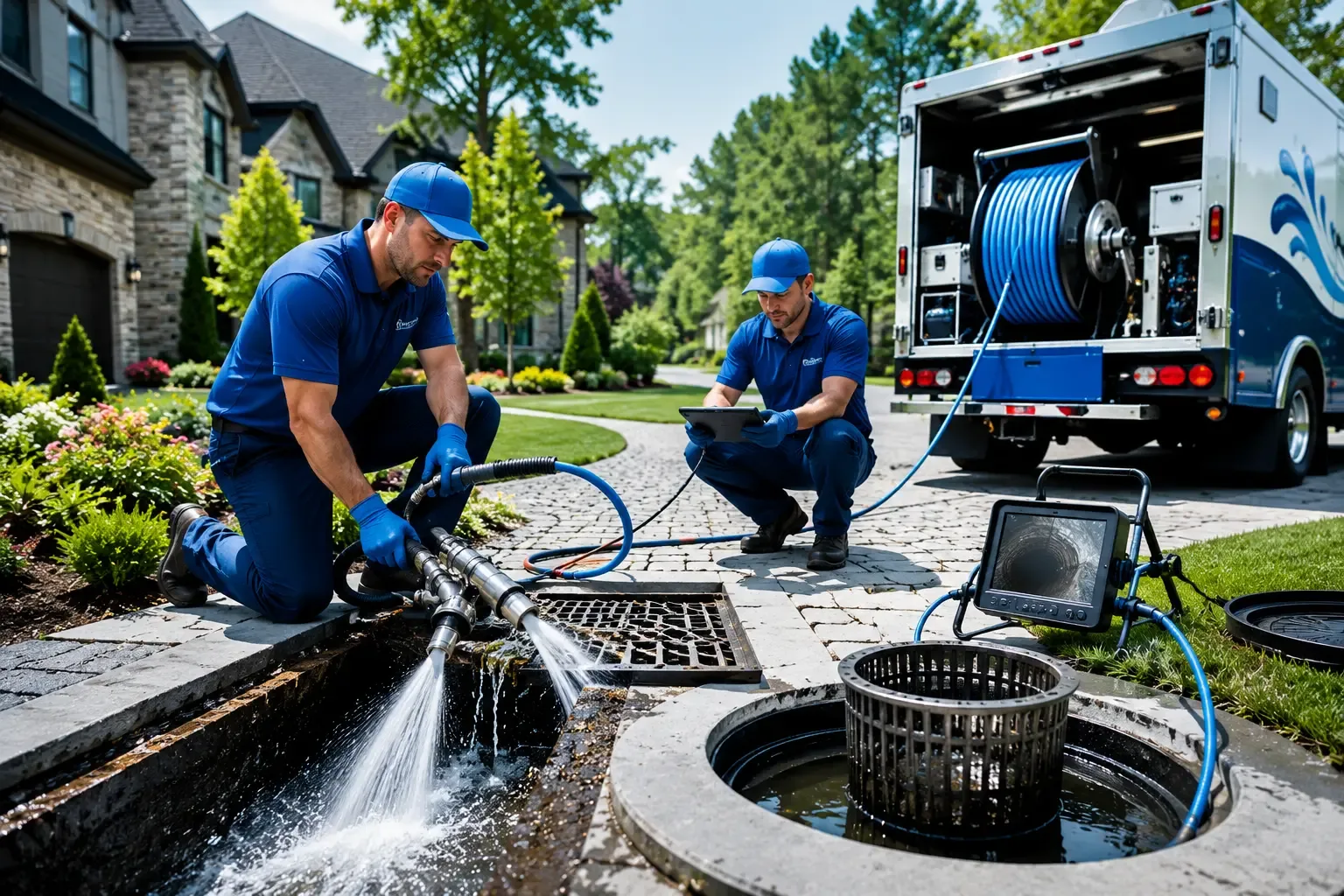Local outdoor drain cleaning professionals in Port Washington, WI